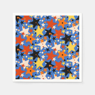 Serviette En Papier Motif d'étoiles