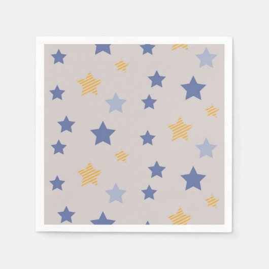 Serviette En Papier Motif d'étoiles (Devant)