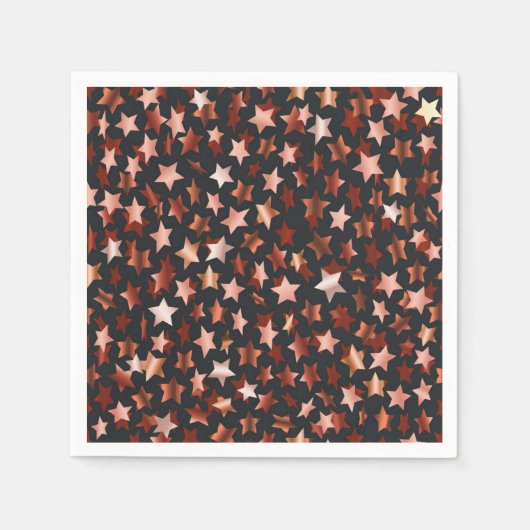 Serviette En Papier Motif d'étoiles (Devant)