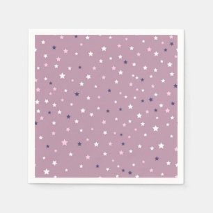 Serviette En Papier Motif d'étoiles