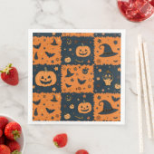 Serviette En Papier Motif d'Halloween (En situation)