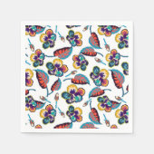 Serviette En Papier Motif d'Hibiscus (Devant)