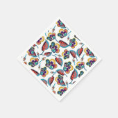 Serviette En Papier Motif d'Hibiscus (Coin)