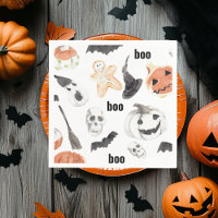 Motif d'horreur d'Halloween coloré |Bonne Hallowee