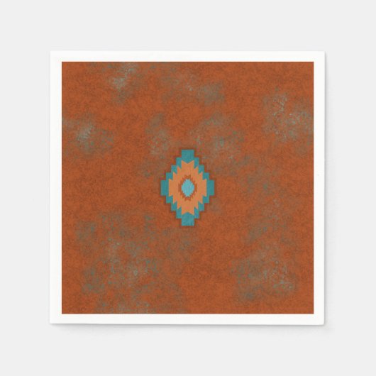 Serviette En Papier Motif Diamond du sud-ouest des Canyons (Devant)