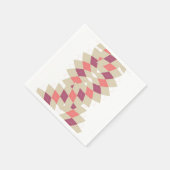 Serviette En Papier Motif Diamond Swirl (Coin)
