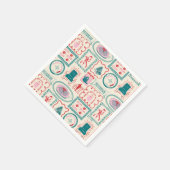 Serviette En Papier Motif d'icône Elf Holiday (Coin)