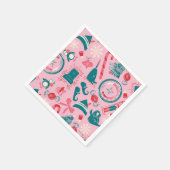 Serviette En Papier Motif d'icône encadrée Elf Holiday (Coin)