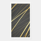 Serviette En Papier Motif d'or 1 (Devant)