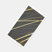 Serviette En Papier Motif d'or 1 (Coin)