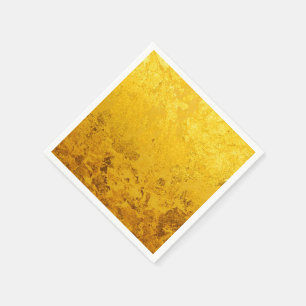 Serviette En Papier Motif d'OR/feuille d'or PURS