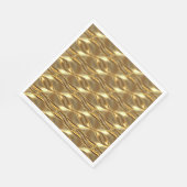 Serviette En Papier Motif doré captivant (Coin)