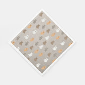Serviette En Papier Motif d'ours mou (Coin)