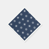 Serviette En Papier Motif d'outils maritimes (Coin)