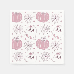 Serviette En Papier Motif doux gothique pastel Halloween