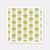 Serviette En Papier Motif du drapeau argentin (Devant)