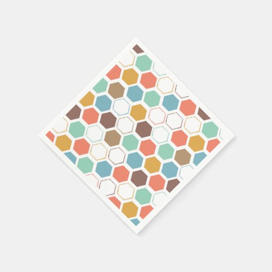 Serviette En Papier Motif du module Bee Hive (Coin)