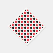 Serviette En Papier Motif du pont de cartes (Coin)