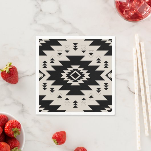 Serviette En Papier Motif du sud-ouest (En situation)