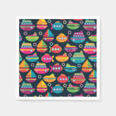 Serviette En Papier Motif du transport maritime (Devant)