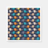 Serviette En Papier Motif éléphant (Devant)