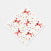 Serviette En Papier Motif Elmo Crayon (Coin)