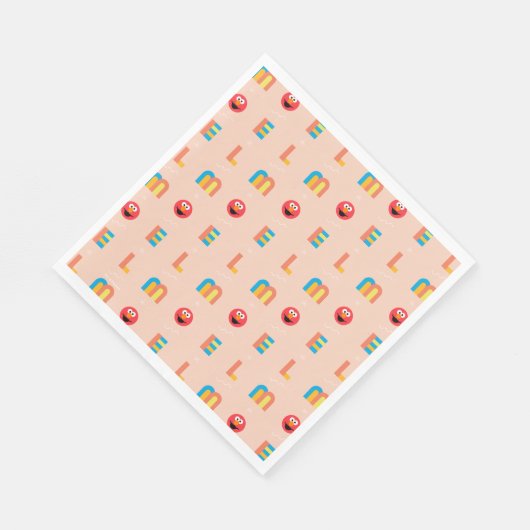 Serviette En Papier Motif Elmo moderne (Coin)