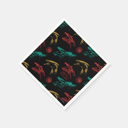Serviette En Papier Motif en chef Dragon (Coin)