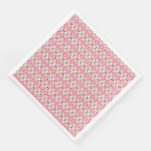 Serviette En Papier Motif En Rose (Coin)