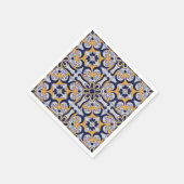 Serviette En Papier Motif en tuiles portugaises (Coin)