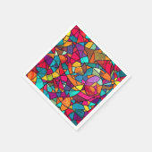 Serviette En Papier Motif en verre tendu (Coin)