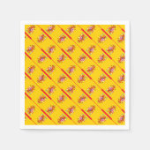 Serviette En Papier Motif espagnol (Devant)
