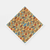 Serviette En Papier Motif ethnique (Coin)