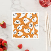 Serviette En Papier Motif fantôme (En situation)
