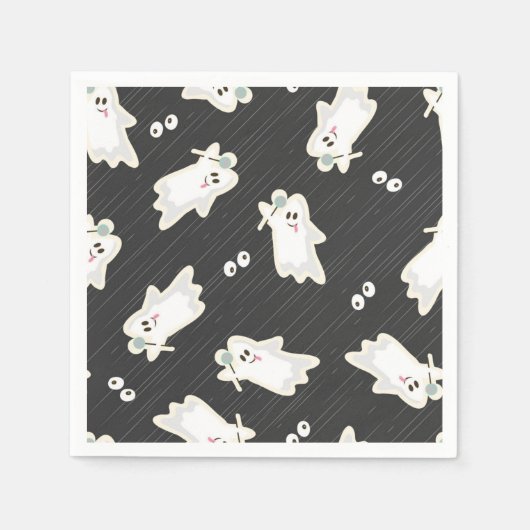 Serviette En Papier Motif fantôme (Devant)