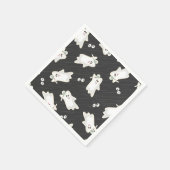 Serviette En Papier Motif fantôme (Coin)