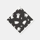 Serviette En Papier Motif fantôme (Coin)