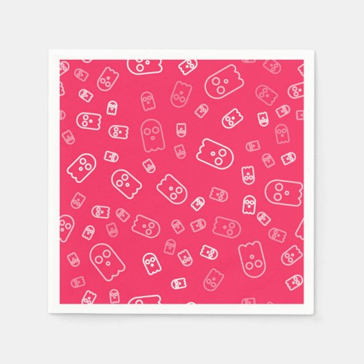 Serviette En Papier Motif fantôme (Devant)