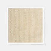 Serviette En Papier Motif Faux burlap (Devant)