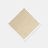Serviette En Papier Motif Faux burlap (Coin)