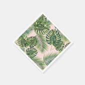 Serviette En Papier motif feuille (Coin)