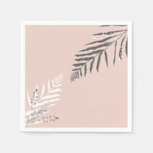 Serviette En Papier motif feuille