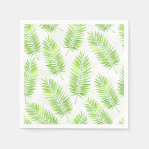 Serviette En Papier Motif feuille Palm