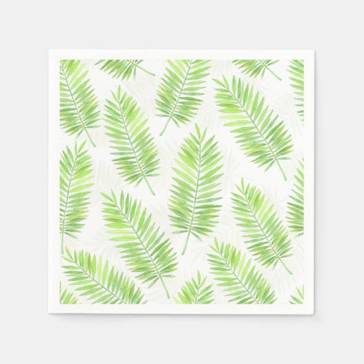 Serviette En Papier Motif feuille Palm (Devant)