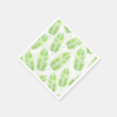 Serviette En Papier Motif feuille Palm (Coin)