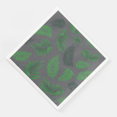 Serviette En Papier Motif Feuille tropical 13 (Coin)