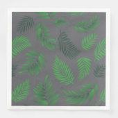 Serviette En Papier Motif Feuille tropical 13 (Devant)