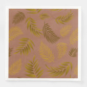 Serviette En Papier Motif Feuille tropical 15 (Devant)