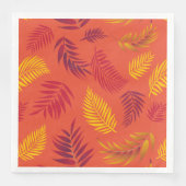 Serviette En Papier Motif Feuille tropical 18 (Devant)