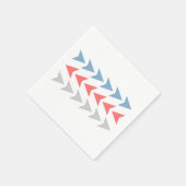 Serviette En Papier Motif Flèche (Coin)